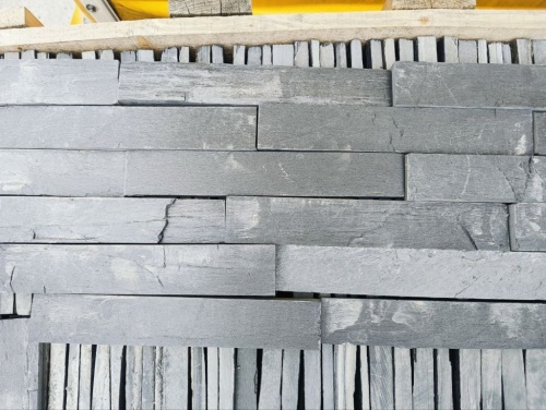 Плитка чёрная из натурального камня фасадная 30 см * 5 см, толщина 7 мм -30 мм купить в Альметьевске