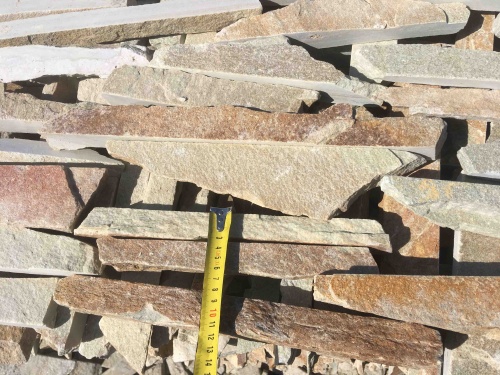 Горбушка златолит золотистый для облицовки купить в Альметьевске