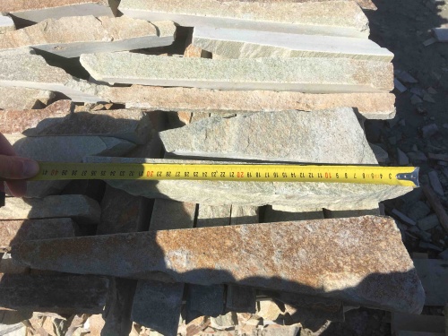 Горбушка златолит золотистый для облицовки купить в Альметьевске