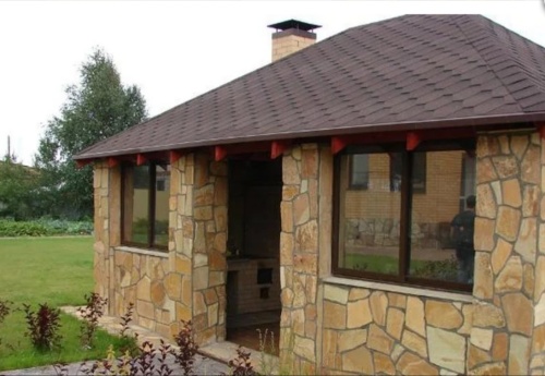 Плитняк златолит жёлтый для фасада 1,5-3 см купить в Альметьевске