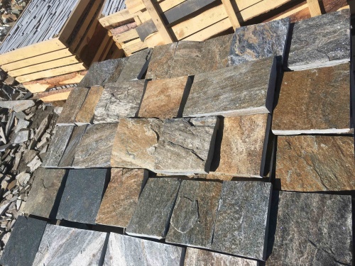 Плитка пилёная златолит Уральский для фасада купить в Альметьевске