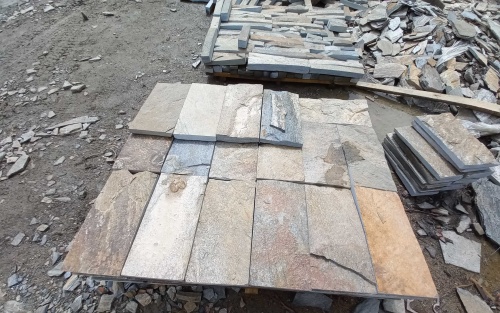 Плитка пилёная златолит Уральский для фасада купить в Альметьевске